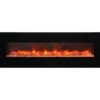 Amantii WM-FM Series 60-In Built-in or Wall Mount Electric Fireplace - WM-FM-60-7023