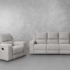 Margaret 2-pc Fabric Manual Reclining Sofa and Recliner