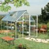 Hybrid™ 6x7X8.ft Clear Wall Greenhouse