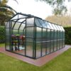 Grand Gardener™ 8x8x16.ft Barn-Style Resin Greenhouse