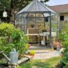 Oasis™ 7x8x8.ft Clear Wall Hexagonal Greenhouse